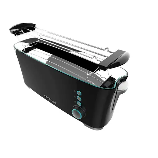Cecotec 02185 tostadora 7 2 rebanada(s) 1000 W Negro