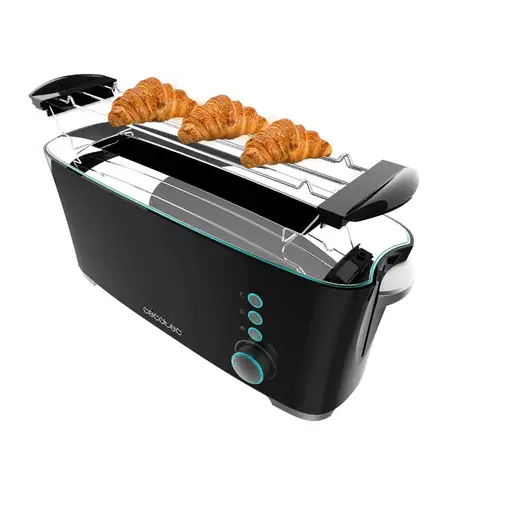 Cecotec 02185 tostadora 7 2 rebanada(s) 1000 W Negro
