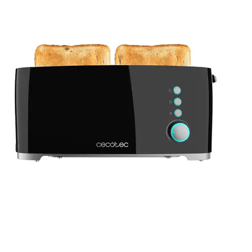 Cecotec 02185 tostadora 7 2 rebanada(s) 1000 W Negro