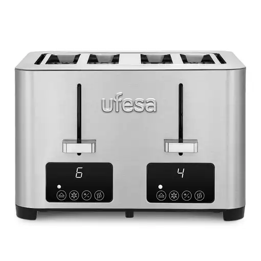 Ufesa Quartet Delux 7 4 rebanada(s) Acero inoxidable