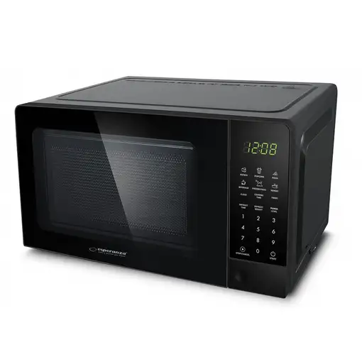 Esperanza EKO009 microondas Negro Solo microondas Encimera 20 L 700 W