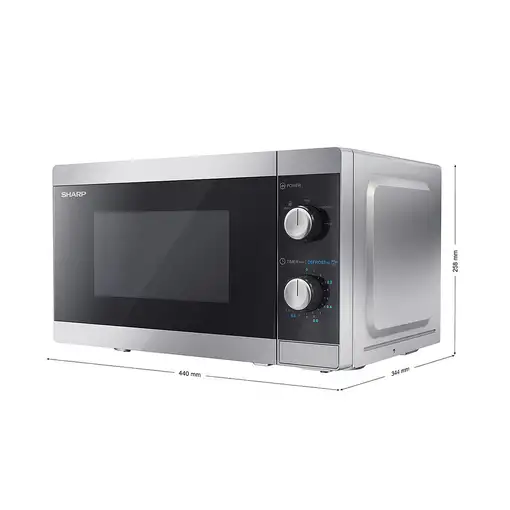 Sharp Home Appliances YC-MS01E-S microondas Solo microondas Encimera 20 L 800 W