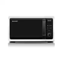 Sharp Home Appliances R-243W microondas Blanco Solo microondas Encimera 20 L 800 W