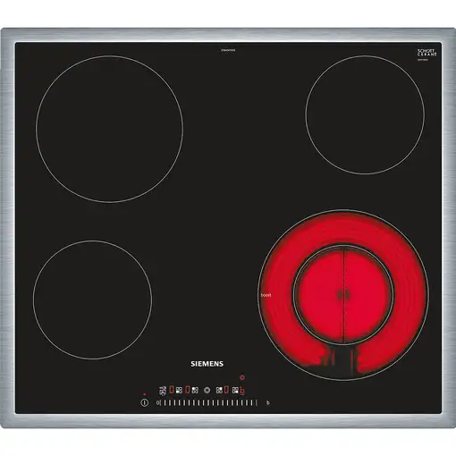 Siemens iQ300 ET645FFN1E hobs Negro Integrado 60 cm Cerámico 4 zona(s)