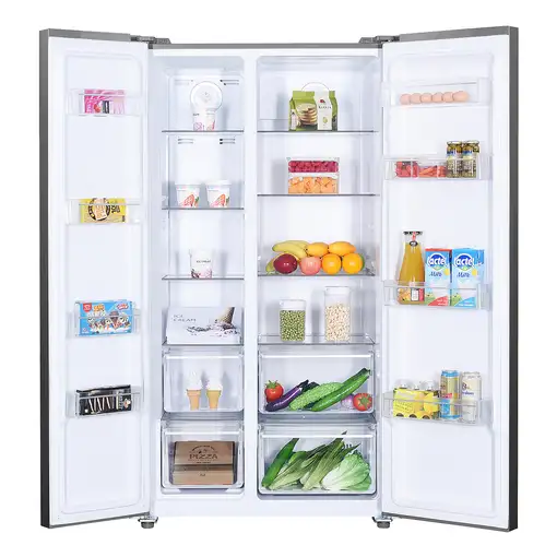 Beko GNO5322XPN nevera puerta lado a lado Independiente 532 L Acero inoxidable