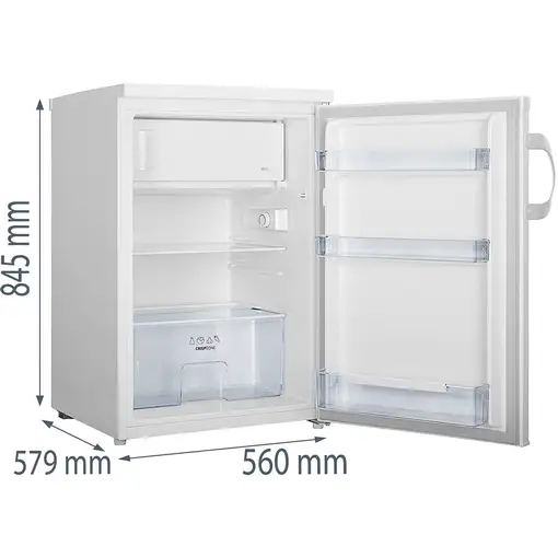 Gorenje RB492PW nevera combi Independiente 119 L Blanco