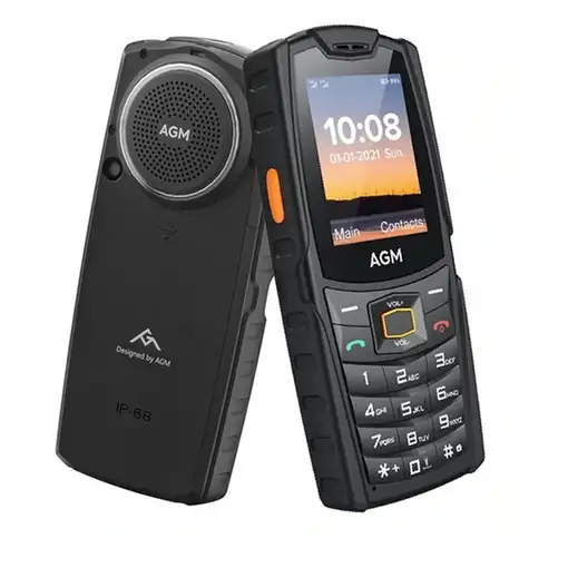 Telefonía móvil 48MB + Negro AGM