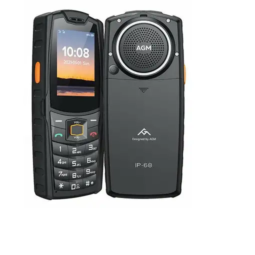 Telefonía móvil 48MB + Negro AGM