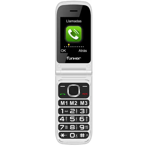 Telefonía móvil 128MB + Gris FUNKER