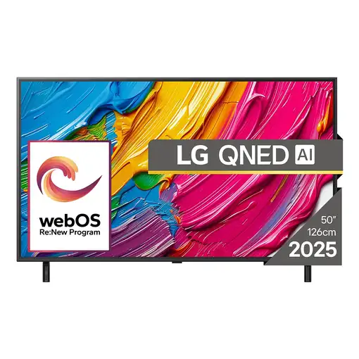 Televisor QNED 50" 4K Ultra HD Negro Smart 50QNED80A3A LG