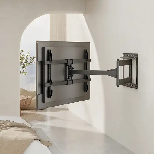 AISENS Soporte Pro Giratorio, Inclinable y Nivelable para Monitor/TV 50kg de 43"