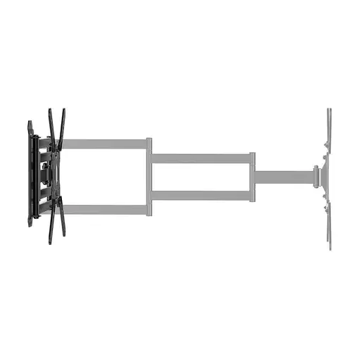 AISENS Soporte Eco Giratorio, Inclinable y Nivelable para Monitor/TV 35kg de 23"