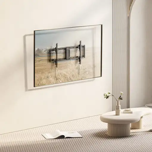 AISENS Soporte Eco Inclinable Para Monitor/TV 75kg de 43"-100", Negro