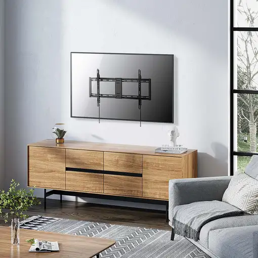 AISENS Soporte Eco Inclinable Para Monitor/TV 75kg de 43"-100", Negro