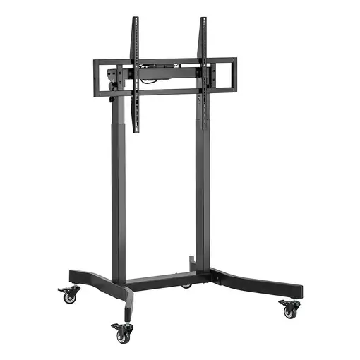AISENS Soporte de suelo motorizado pro con ruedas para monitor/TV 120kg de 55-100