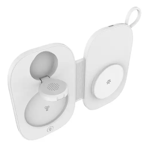 Celly MAGPOCKET3IN1WH cargador de dispositivo móvil Auriculares, Smartphone, Reloj