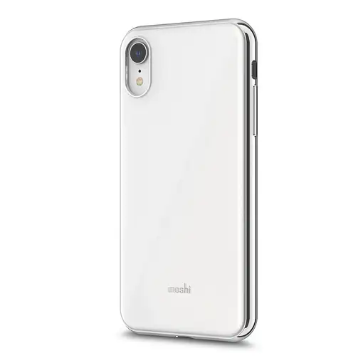 Moshi iGlaze funda para teléfono móvil Bumper Plata, Blanco