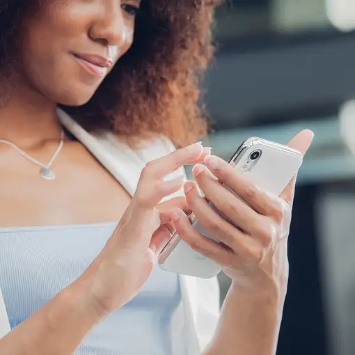 Moshi iGlaze funda para teléfono móvil Bumper Plata, Blanco