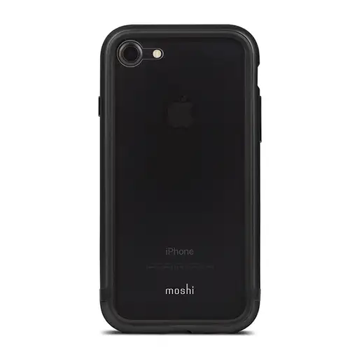 Moshi Luxe funda para teléfono móvil Bumper Negro