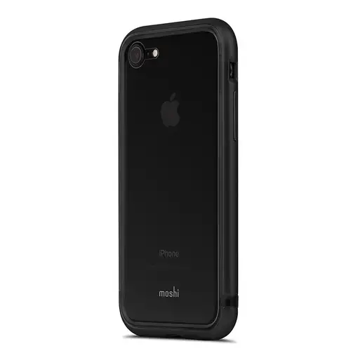 Moshi Luxe funda para teléfono móvil Bumper Negro