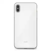 Moshi iGlaze funda para teléfono móvil Bumper Plata, Blanco