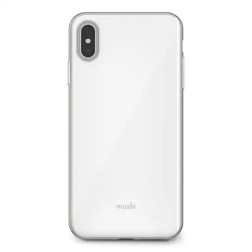 Moshi iGlaze funda para teléfono móvil Bumper Plata, Blanco