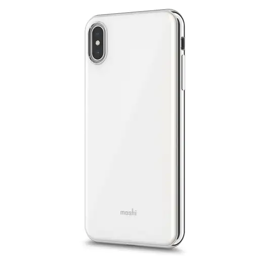 Moshi iGlaze funda para teléfono móvil Bumper Plata, Blanco