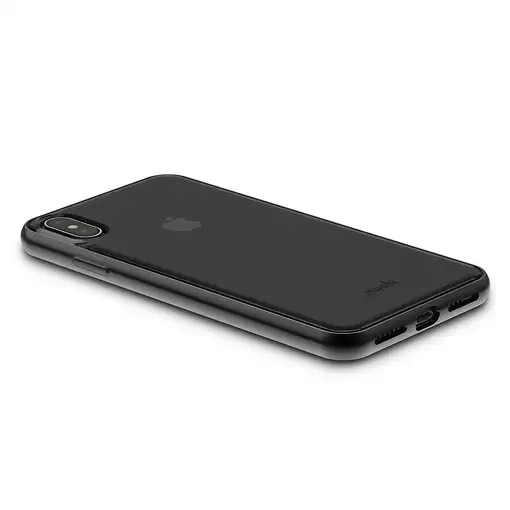 Moshi Vitros funda para teléfono móvil Bumper Negro, Transparente