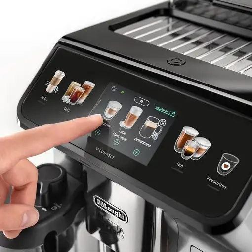 Cafeteras superautomáticas Totalmente automática Plata 1.8 L ECAM450.65.S DE’LONGH