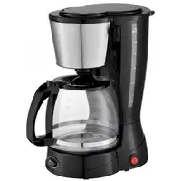 Cafetera de goteo negra, 800 W, 12 tazas, CAF-NAROMA GRUNKEL