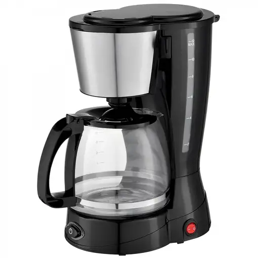 Cafetera de goteo negra, 800 W, 12 tazas, CAF-NAROMA GRUNKEL