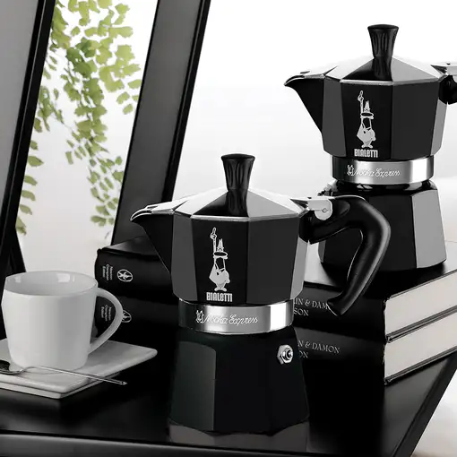 Cafeteras italianas Negro 3 cups 04-4952 BIALETTI