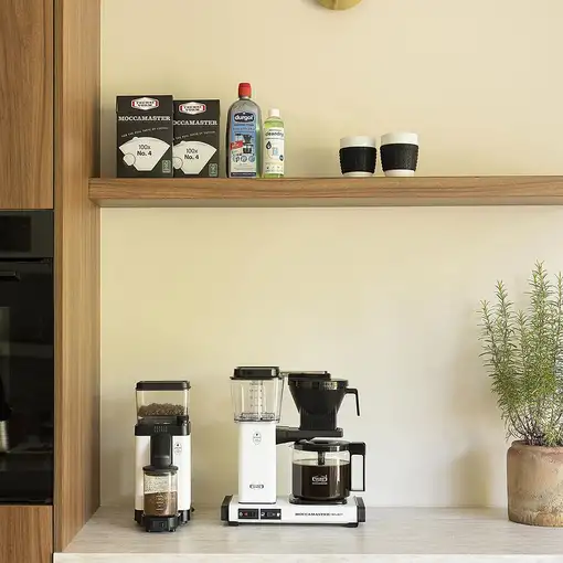 Cafeteras goteo Semi-automática Blanco 1.25 L 10 cups 53993 MOCCAMASTER