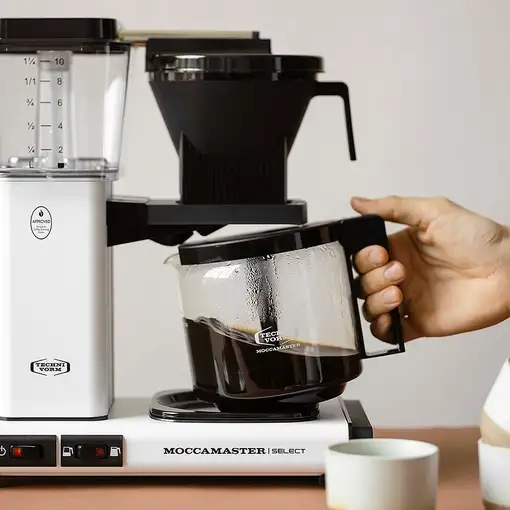 Cafeteras goteo Semi-automática Blanco 1.25 L 10 cups 53993 MOCCAMASTER