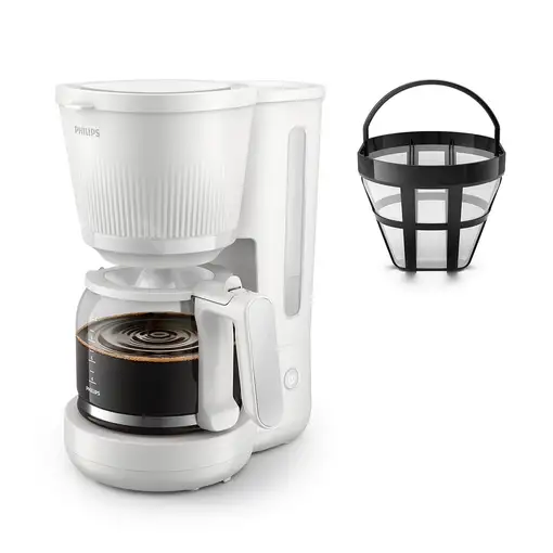Cafeteras goteo Manual Blanco 1.25 L 10 cups HD7411/00 PHILIPS