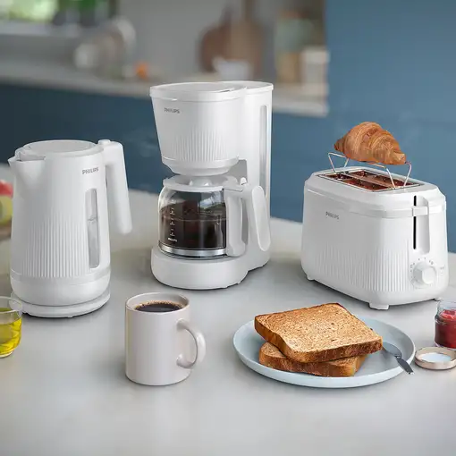 Cafeteras goteo Manual Blanco 1.25 L 10 cups HD7411/00 PHILIPS