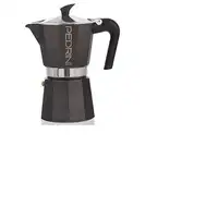 Cafeteras italianas Antracita 6 cups 9114 PEDRINI