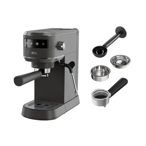 Cafeteras express Manual Negro 1 L 950 008 736 AEG