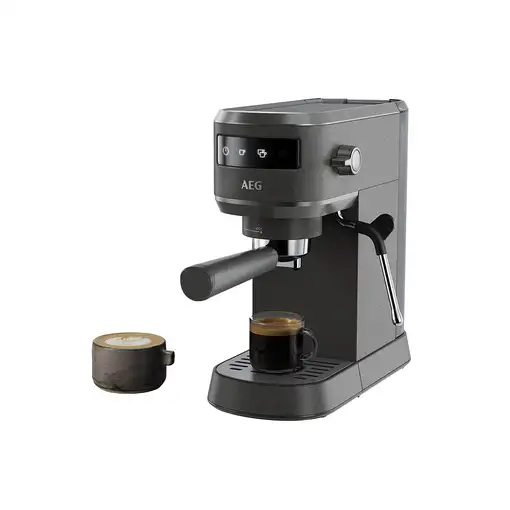Cafeteras express Manual Negro 1 L 950 008 736 AEG