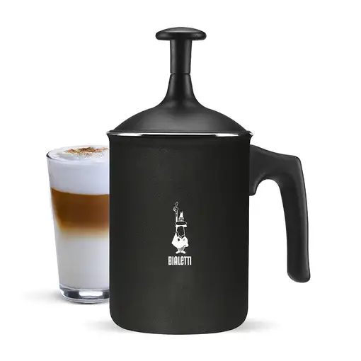 Bialetti 00AGR394 espumador o calentador de leche Espumador de leche manual Negro