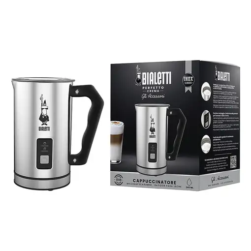 Bialetti MK01 Calentador/espumador de leche automático Acero inoxidable