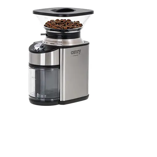 Camry Premium CR 4443 molinillo de café 200 W Negro, Acero inoxidable