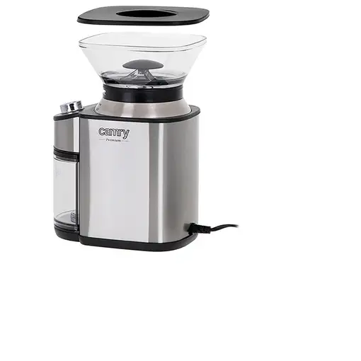 Camry Premium CR 4443 molinillo de café 200 W Negro, Acero inoxidable