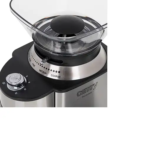 Camry Premium CR 4443 molinillo de café 200 W Negro, Acero inoxidable