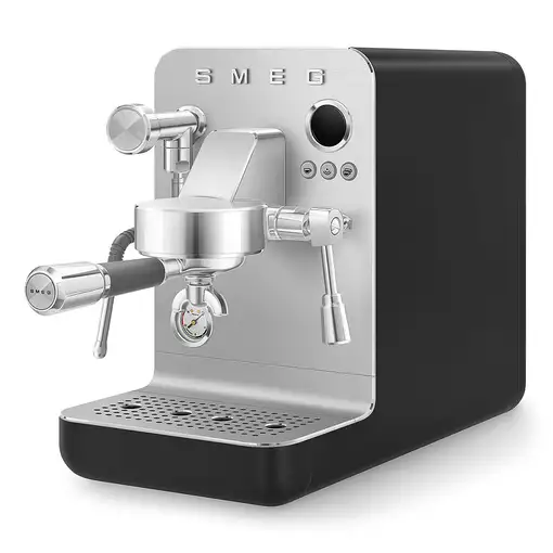Cafeteras express Manual Negro 1.7 L 2 cups EMC02BLMEU SMEG
