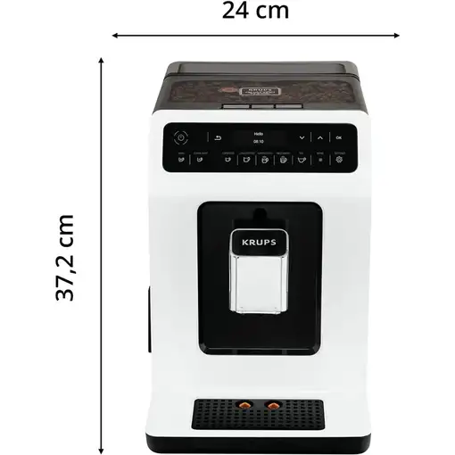 Cafeteras superautomáticas Totalmente automática Blanco 2.3 L 2 cups EA890110 KRUP