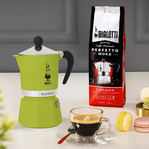 Cafeteras italianas Negro 3 cups 8006363018500 BIALETTI