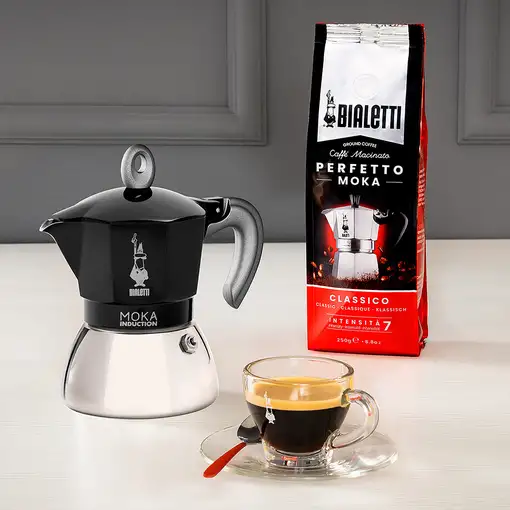 Cafeteras italianas Negro 4 cups 0006934 BIALETTI