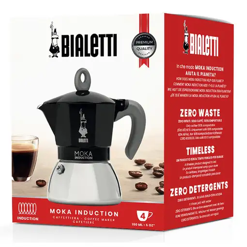 Cafeteras italianas Negro 4 cups 0006934 BIALETTI