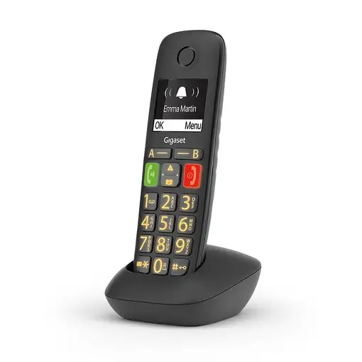 Gigaset E290HX Teléfono DECT Negro